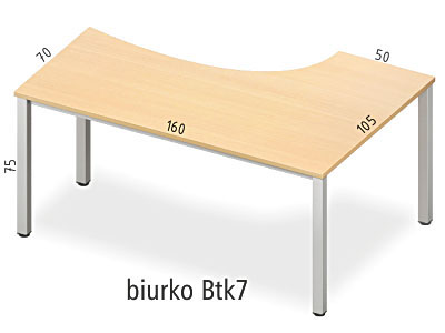 Biurko Btk7