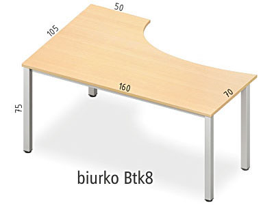 Biurko Btk8