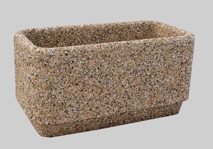 donica betonowa płukana wym: 100x50x50
