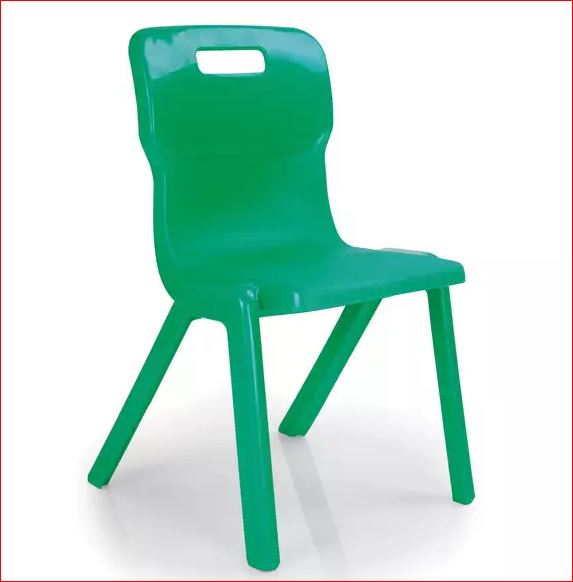 Pierwsze krzesła na rynku, na które udzielana jest gwarancja na 25 lat!!!  Stworzone aby sprostać wielu wymogom i potrzebom rynku europejskiego.   Dzieci i młodzież spędzają w szkole siedząc na krześle do sześciu godzin dziennie przez okres 11 lat lub więcej. Krzesła muszą zatem być bezpieczne, trwałe, łatwe do czyszczenia i naprawy.  Zalety Modelu:  wykonane z polipropylenu odporne na pęknięcia, uszkodzenia i złamania pozytywnie przeszły rygorystyczne badania i testy laboratoryjne w Wielkiej Brytanii przeprowadzone przez laboratorium FIRA pierwsze krzesła, które w pełni spelniaja norme EN 1729 część 1 i 2 lekkie, możliwosc sztaplowania, łatwe do przechowywania, zajmują mało miejsca łatwe do utrzymania w czystości, można myć myjkami, parą, strumieniem wody itp. bezpieczne, niewywracające sie - konstrukcja uniemożliwiająca “bujanie sie” na nich idealne krzesła dla uczniów i nauczycieli nie posiadają mocowań, śrub, ostrych krawędzi itp. wykonane z w całości z jednego elementu tanie w utrzymaniu - nie wymagają konserwacji nie wytwarzają takiego hałasu jak typowe krzesła nie rysują podłoża bogata kolorystyka, nowoczesne wzornictwo Rozmiary krzeseł:  Nr 1: wzrost – 93-116 cm Wysokość siedziska 26cm  Nr 2: wzrost – 108-121 cm Wysokość siedziska 31cm  Nr 3: wzrost – 119-142 cm Wysokość siedziska 35cm  Nr 4: wzrost – 133-159 cm Wysokość siedziska 38cm  Nr 5: wzrost – 146-176 cm Wysokość siedziska 43cm  Nr 6: wzrost – 159-188 cm Wysokość siedziska 46cm