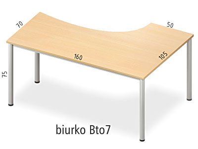 Biurko Bto7