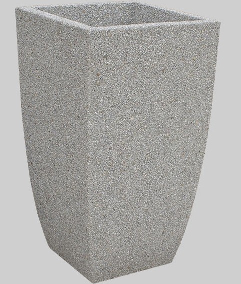 donica granit szary 45x45x80